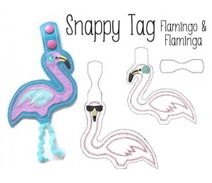 ITH Schlüsselanhänger - Ingo Flamingo & Inga Flaminga